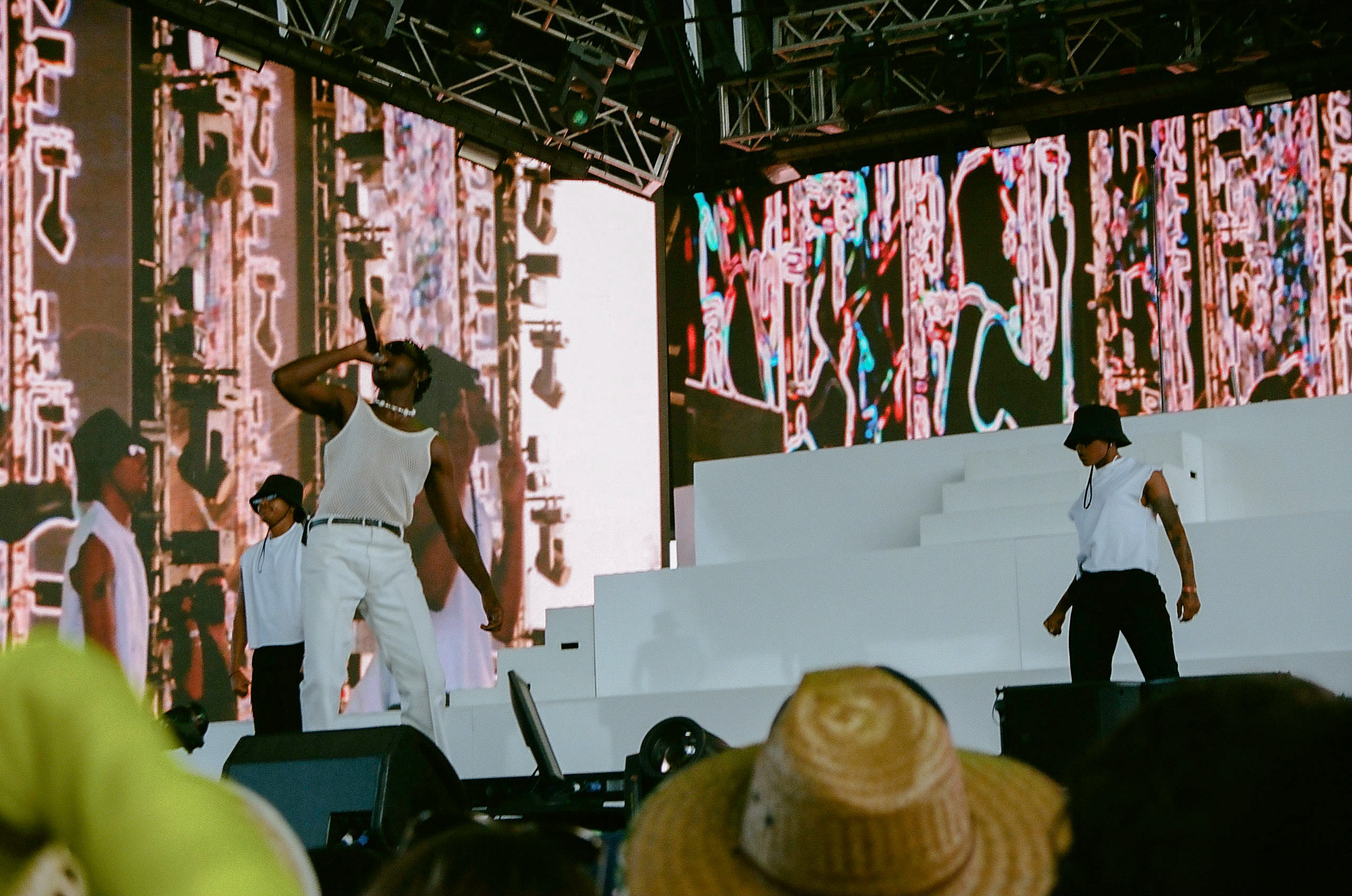 Channel Tres performing at the Sahara Tent on Day 3 of Coachella Valley Music and Arts Festival 2022.