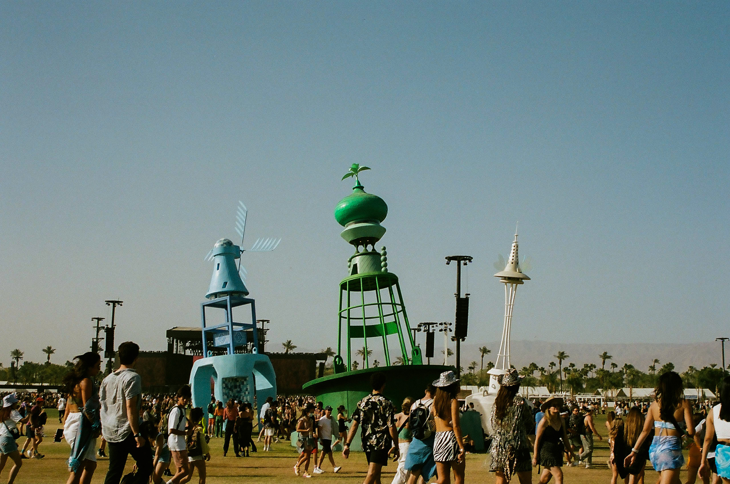 One of the featured art installations at Coachella Valley Music and Arts Festival 2022: Kiki van Eijk's artwork titled ''Buoyed.''