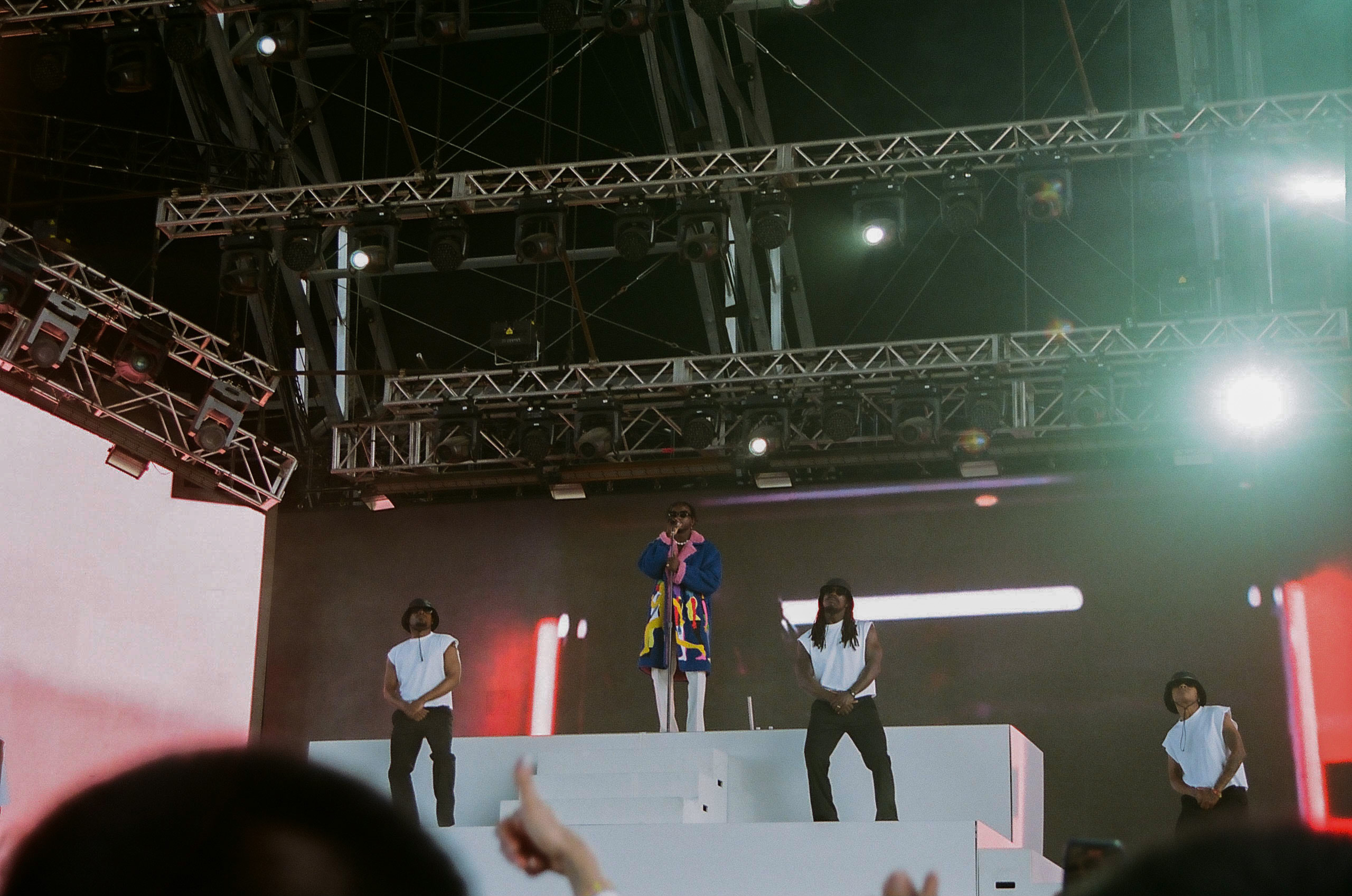 Channel Tres performing at the Sahara Tent on Day 3 of Coachella Valley Music and Arts Festival 2022.