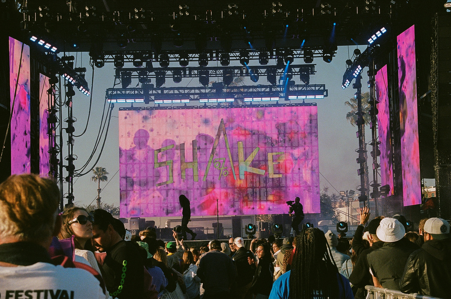 070 Shake performing at the Ocean View stage on Day 2 of CRSSD Spring 2022.