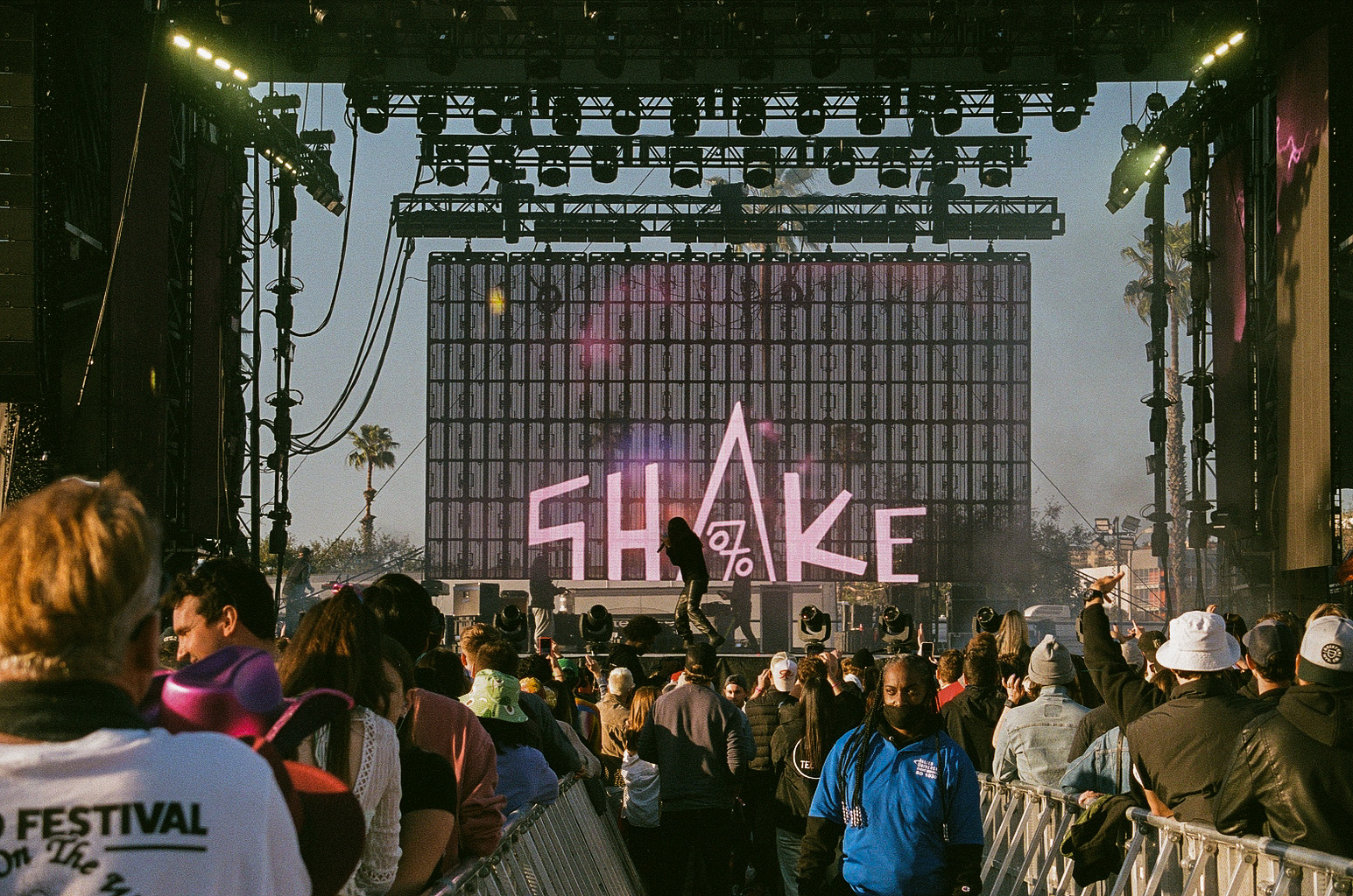 070 Shake performing at the Ocean View stage on Day 2 of CRSSD Spring 2022.