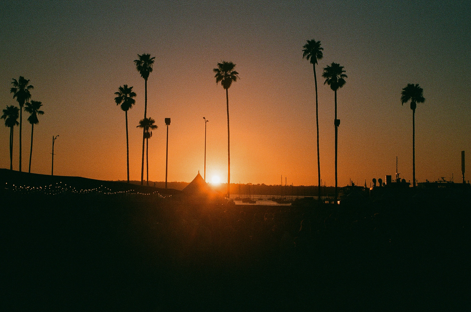 Beautiful sunset during CRSSD Spring 2022.